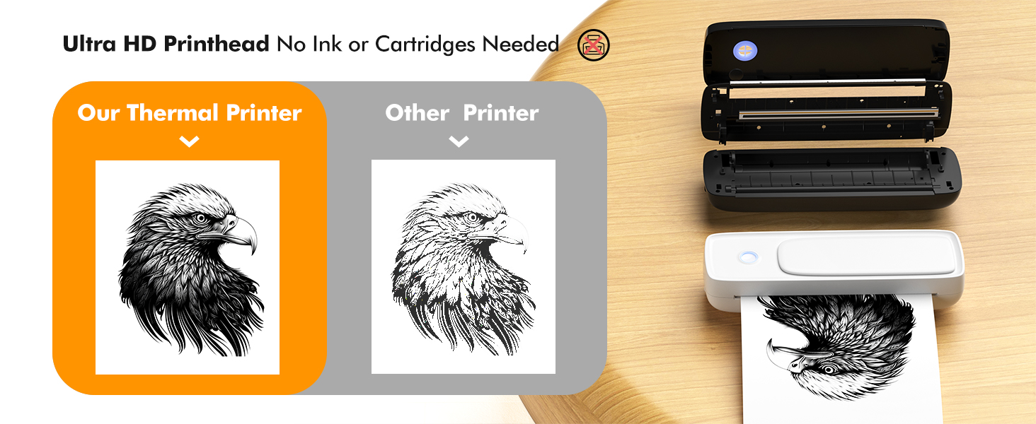 Portable  Thermal Paper Printe - огляд і ціна Thermal Printer