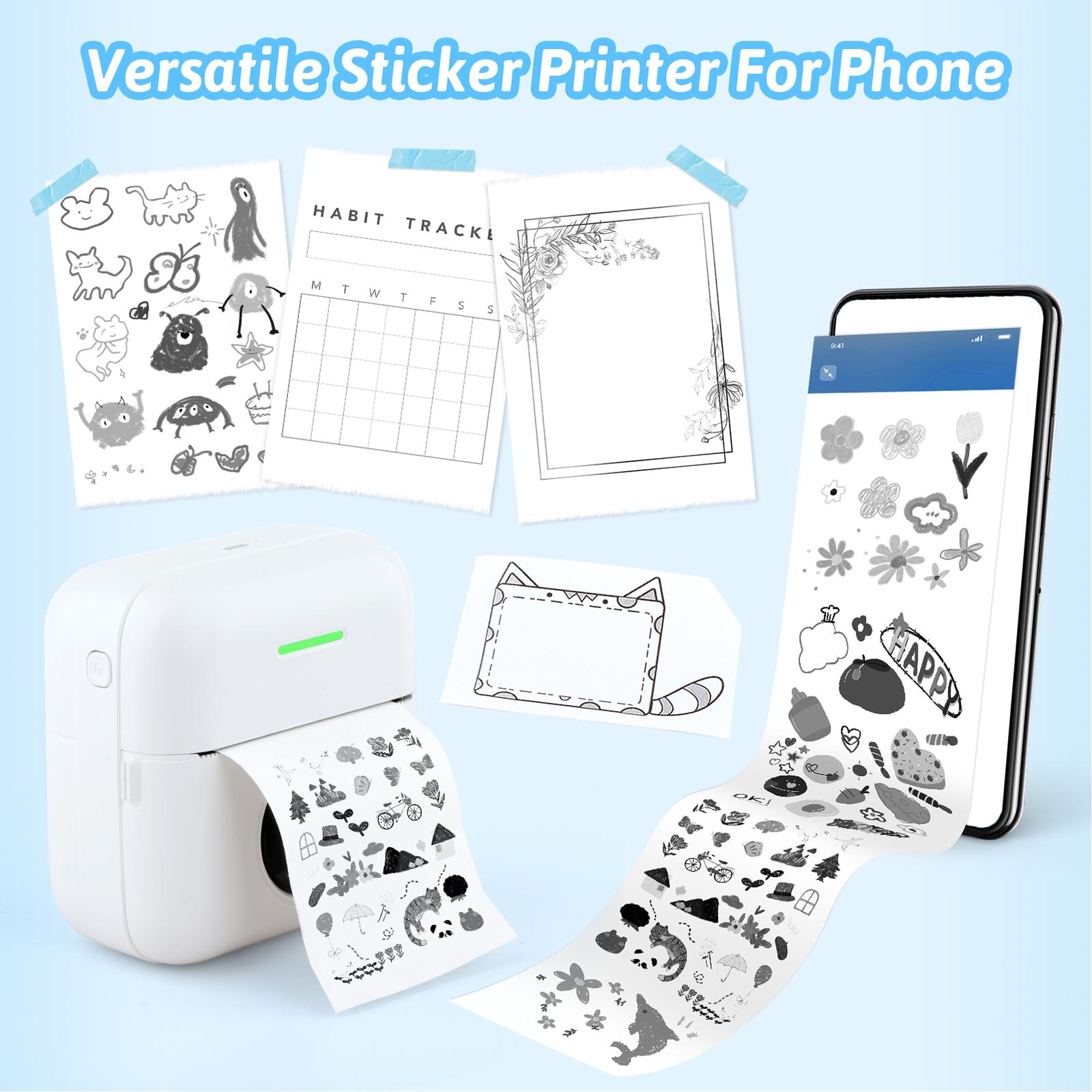 Portable Thermal Printer with  - огляд і ціна Printer Paper